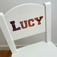 Load image into Gallery viewer, Personalised Children's Wooden Chair, Girls & Boys