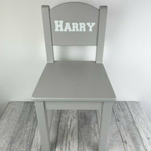 Load image into Gallery viewer, Personalised Children's Wooden Chair, Girls & Boys