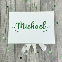 Load image into Gallery viewer, Personalised 'Will You Be My Godfather?' Name Small Keepsake Gift Box