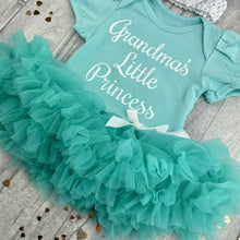 Load image into Gallery viewer, 'Grandma's Little Princess' Baby Girl Tutu Romper With Matching Bow Headband