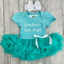 Load image into Gallery viewer, Personalised Grandparent's Little Angel Baby Girl Tutu Romper
