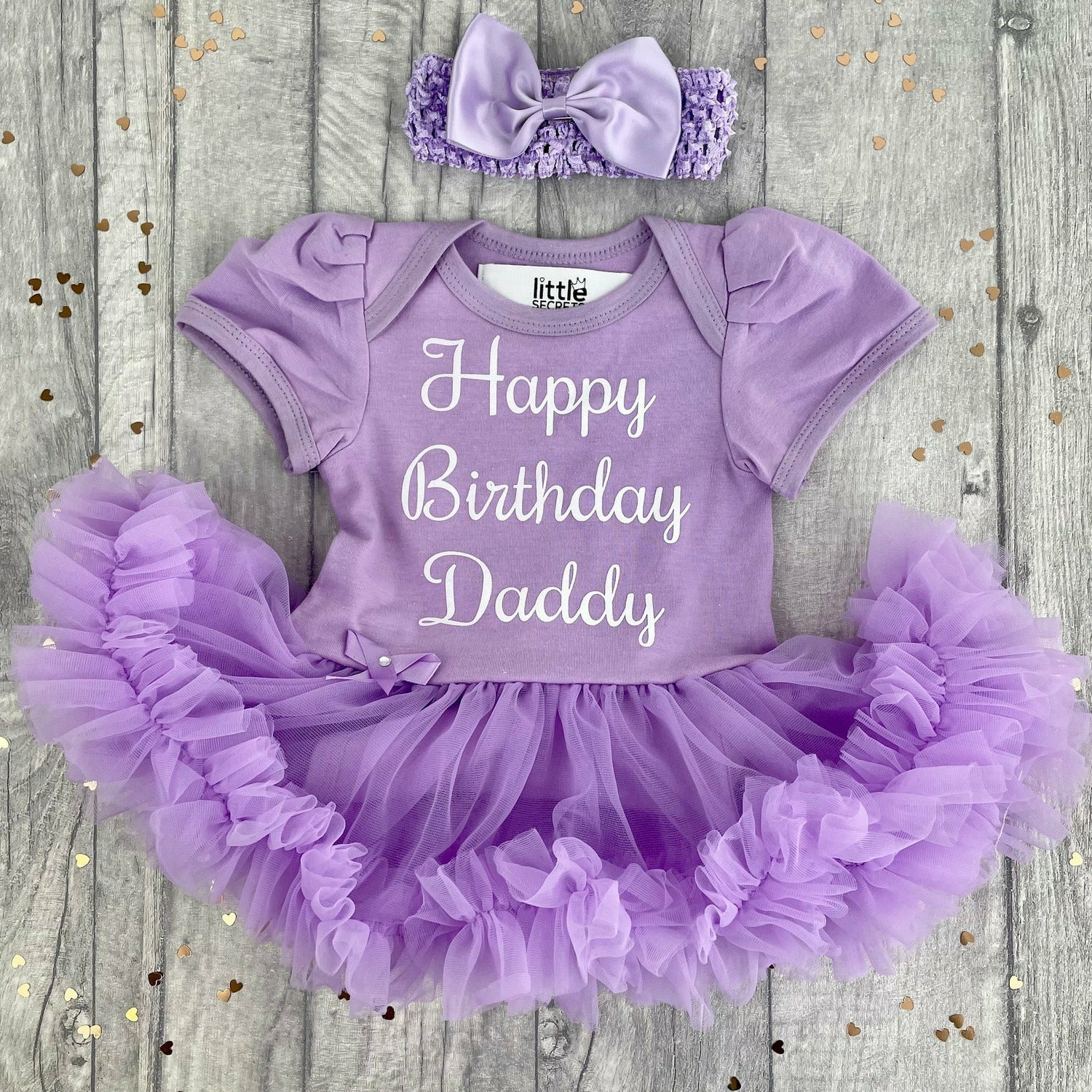 Happy birthday daddy cheap baby girl outfit