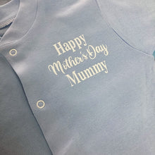 Load image into Gallery viewer, Happy Mother's Day Mummy Baby Girls or Boys Sleepsuit