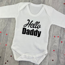 Load image into Gallery viewer, Hello Daddy Newborn Romper, Baby Announcement