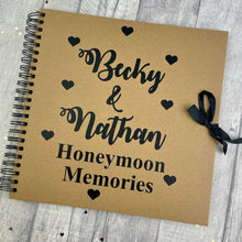 Load image into Gallery viewer, Personalised Honeymoon Memories Scrapbook
