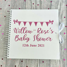Load image into Gallery viewer, Personalised Baby Shower Scrapbook