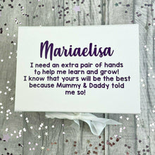 Load image into Gallery viewer, Products Personalised 'Will You Be My Godmother?' Quote Name Small Keepsake Gift Box