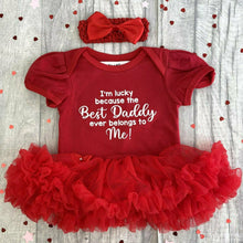 Load image into Gallery viewer, Best Daddy Ever Tutu Romper