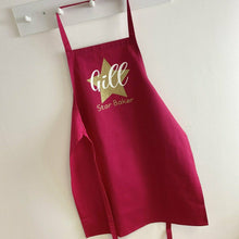Load image into Gallery viewer, Personalised Kids Star Baker Apron