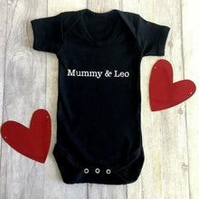 Load image into Gallery viewer, Mummy & ... Personalised Baby Short Sleeve Romper - Little Secrets Clothing