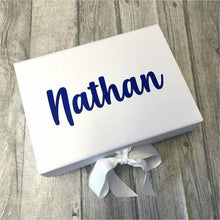 Load image into Gallery viewer, Personalised Keepsake Gift Box, Small Memory Box