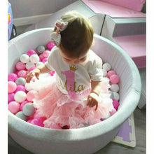 Load image into Gallery viewer, Girls Personalised Pink Birthday Outfit Set