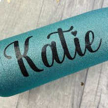 Load image into Gallery viewer, Personalised Glitter Insulated Water Bottle