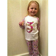 Load image into Gallery viewer, Personalised Birthday Unicorn Pyjamas