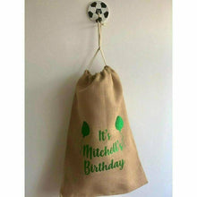 Load image into Gallery viewer, Personalised birthday balloons presents gift sack