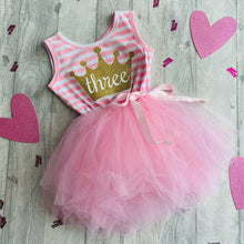Load image into Gallery viewer, Girls Birthday Pink Tutu Dress, Summer - Little Secrets Clothing