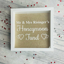 Load image into Gallery viewer, Personalised Honeymoon Fund Engagement Money Box Gift