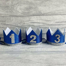 Load image into Gallery viewer, Blue Birthday Boy Crown