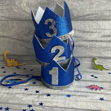 Load image into Gallery viewer, Blue Birthday Boy Crown