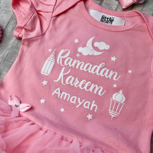 Load image into Gallery viewer, Personalised Ramadan Kareem Tutu Romper