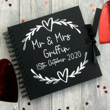 Load image into Gallery viewer, Personalised Wedding Scrapbook Guest Book, Photo Album