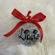 Load image into Gallery viewer, Personalised Disney Inspired Christmas Gift Bauble