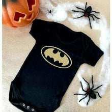 Load image into Gallery viewer, 'Batman' Baby Boy's Halloween, Superhero Fancy Dress Cotton Short Sleeve Romper