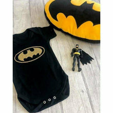 Load image into Gallery viewer, 'Batman' Baby Boy's Halloween, Superhero Fancy Dress Cotton Short Sleeve Romper