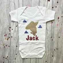 Load image into Gallery viewer, Personalised Toy Story Disney Woody Boys White Short Sleeve Romper - Little Secrets Clothing