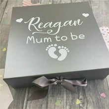 Load image into Gallery viewer, Personalised 'Mum To Be' Keepsake Baby Shower Gift Box