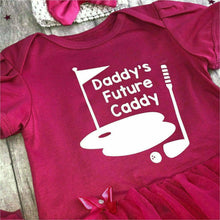 Load image into Gallery viewer, Daddy's Future Caddy Tutu Romper