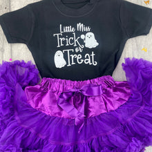 Load image into Gallery viewer, Little Miss Trick or Treat Halloween Outfit, Ghost Costume - Little Secrets Clothing