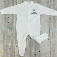 Load image into Gallery viewer, My 1st Hanukkah Sleepsuit, Baby's First Hanukkah