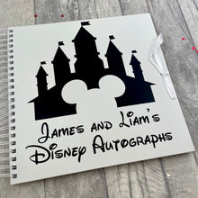 Load image into Gallery viewer, Personalised Disney Autographs Scrapbook Gift, Holiday Memories