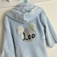 Load image into Gallery viewer, Baby Boy Dressing Gown, Personalised Disney Mickey Mouse Robe