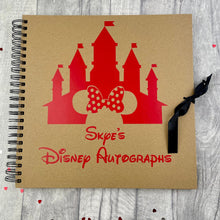Load image into Gallery viewer, Personalised Disney Autographs Scrapbook Gift, Holiday Memories