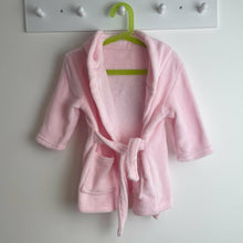 Load image into Gallery viewer, Baby Girls Personalised Disney Minnie Mouse Dressing Gown, Light Pink Robe