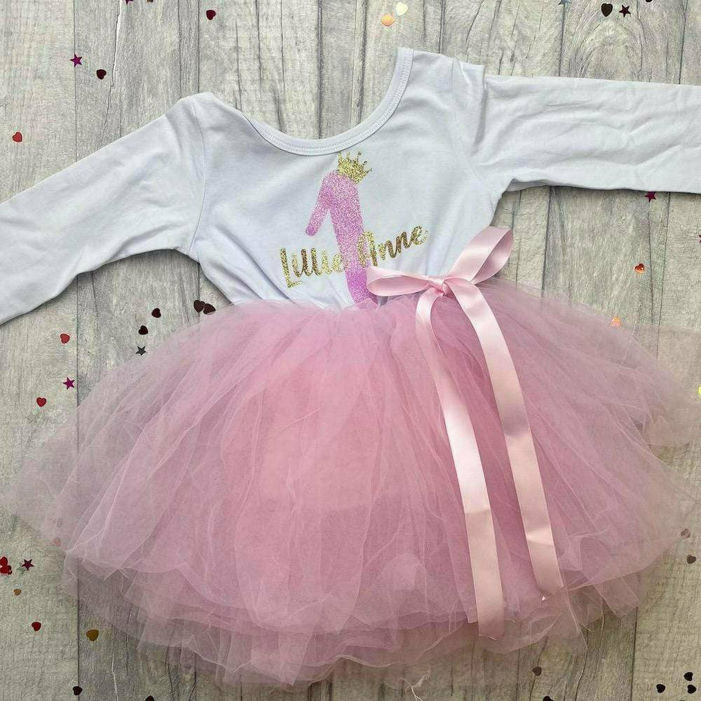 Girl s Personalised Birthday Tutu Dress