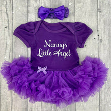 Load image into Gallery viewer, Personalised Grandparent's Little Angel Baby Girl Tutu Romper