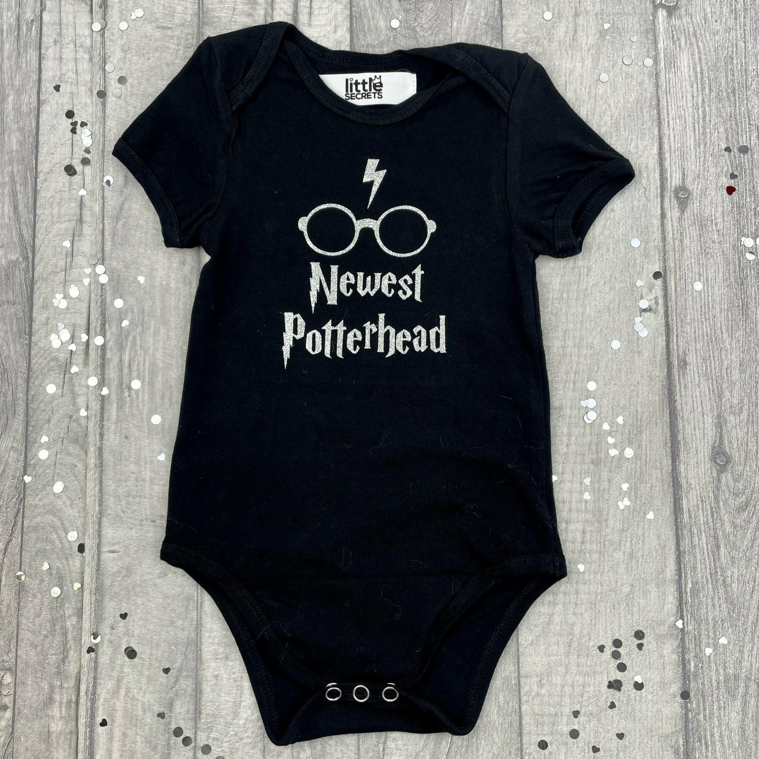 Harry Potter Newest Potter Head Short Sleeve Romper – Little