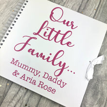 Load image into Gallery viewer, Our Little Family... Personalised Family / Baby / Memories Photo Scrapbook