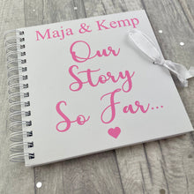Load image into Gallery viewer, Our Story So Far... Personalised Scrapbook Gift
