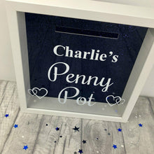 Load image into Gallery viewer, Personalised Penny Pot Saving Fund, Money Box