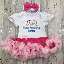 Load image into Gallery viewer, Personalised 1st Easter Bunny Tutu Romper