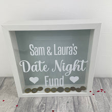 Load image into Gallery viewer, Personalised Date Night Fund Savings Money Box Couples Gift