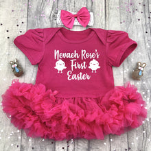 Load image into Gallery viewer, Baby Girl Personalised First Easter Tutu Romper