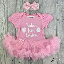 Load image into Gallery viewer, Baby Girl Personalised First Easter Tutu Romper