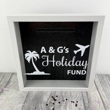 Load image into Gallery viewer, Personalised Name Holiday Fund Money box