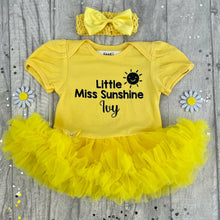 Load image into Gallery viewer, Little Miss Sunshine Baby Girl Personalised Tutu Romper