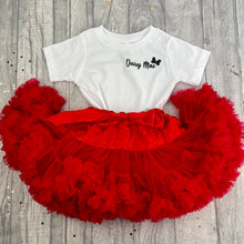 Load image into Gallery viewer, Girls Personalised Party Tutu Outfit, Minnie Mouse Bow